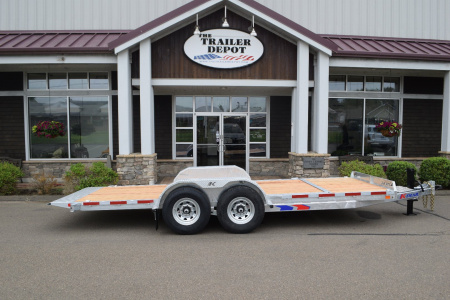 New K-Trail 6'10 x 16' + 4' Gravity Tilt Trailer 14K