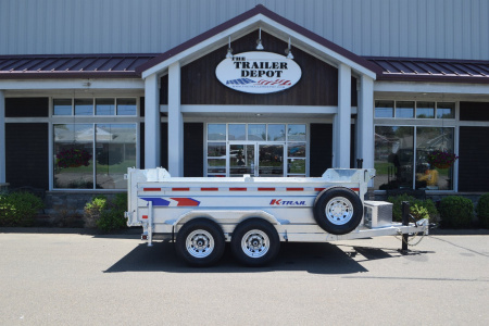 New K-Trail 6'10  x 12' Heavy Duty Dump Trailer 14K