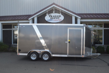 New Ideal Cargo 7' x 16' + V-Nose Enclosed Cargo Trailer 7K