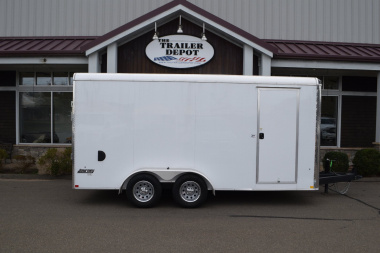 New Pace American 7' x 16' Enclosed Cargo/Landscape Trailer with Ramp Door 7K