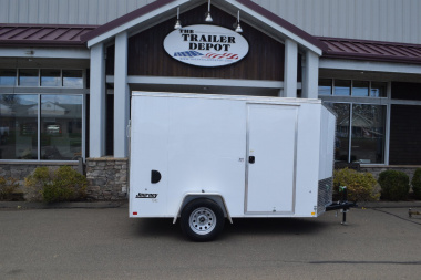 New Pace American 5′ x 10′ + V-Nose Enclosed Cargo Trailer with Ramp Door 2.9K