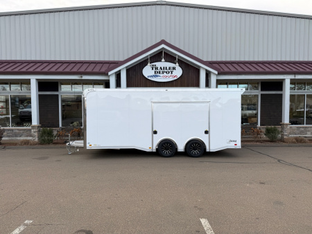 New ATC 8’6″ X 20′ ROM ENCLOSED CAR HAULER WITH ESCAPE DOOR 9.9K