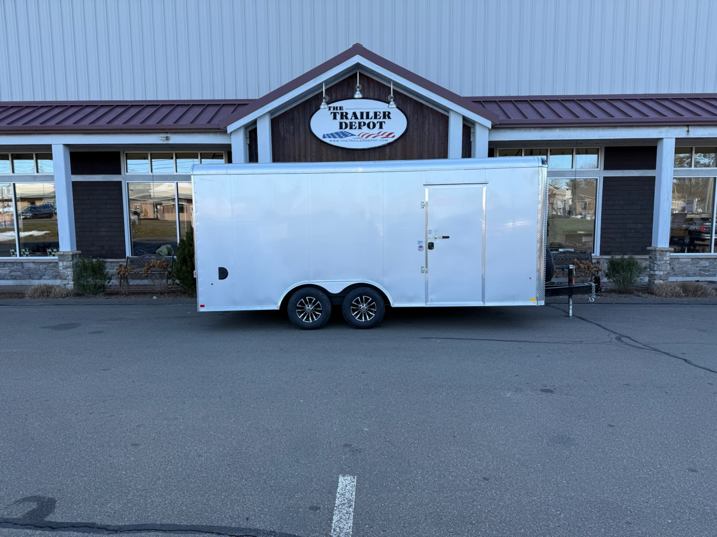 New Pace American 8'6" x 18' Enclosed Landscape Trailer 9.9K
