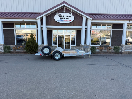 New K-Trail 6'6  x 12' Gravity Tilt Trailer 7K