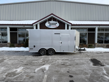 New Pace American 8'6  x 16'+ V-Nose Enclosed Car Hauler 9.9K