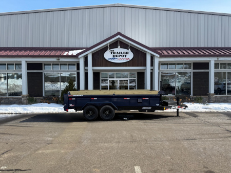New Liberty 6'11  x 16' Telescopic Dump Trailer 15.4K