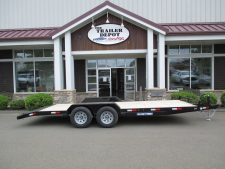 New Sure-Trac 6'10  x 20' Wood Deck Open Car Hauler 9.9K